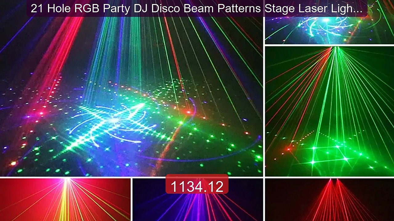 21 Hole RGB Party DJ Disco Beam Patterns Stage Laser Light Pr... -- Amazing Value 2026 | Must Have!