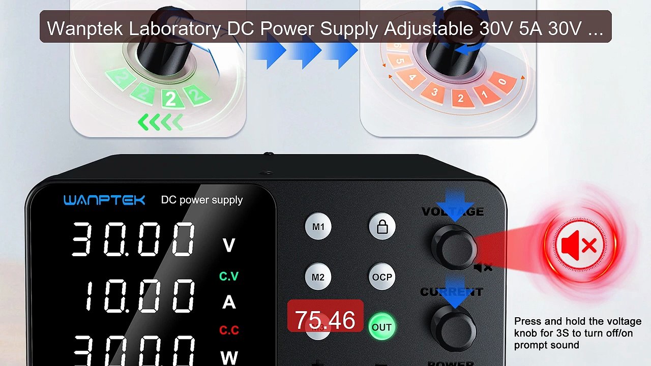 Wanptek Laboratory DC Power Supply Adjustable 30V 5A 30V 10A 60V 5A... -- Top Rated 2026 | Buy Now!