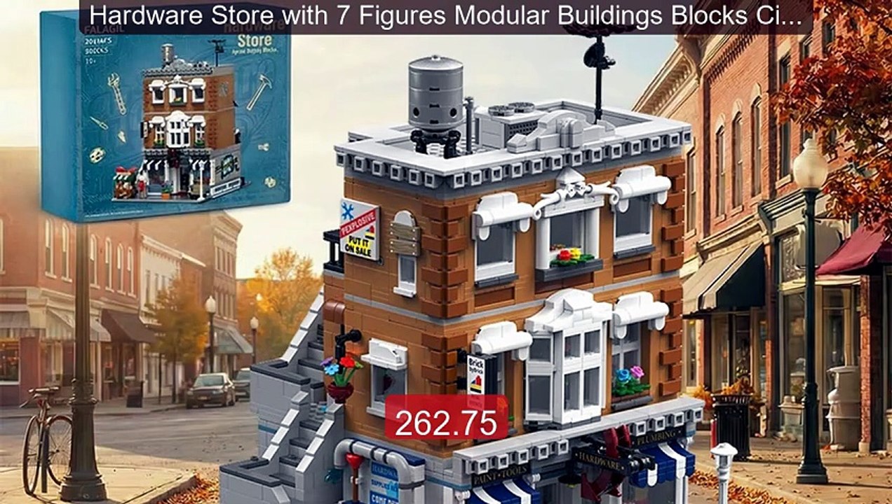 Hardware Store with 7 Figures Modular Buildings Blocks City St... -- Hot Deal 2026 | Limited Offer!