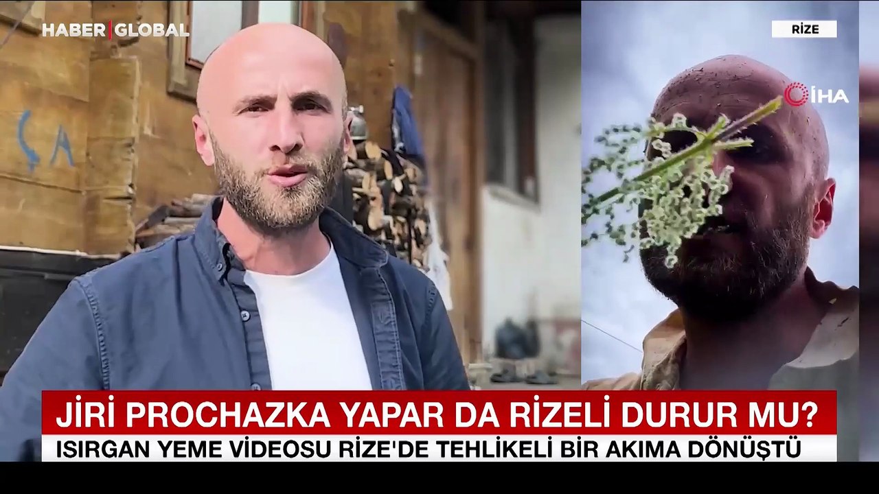 Isırgan yeme videosu Rize'de tehlikeli bir akıma dönüştü