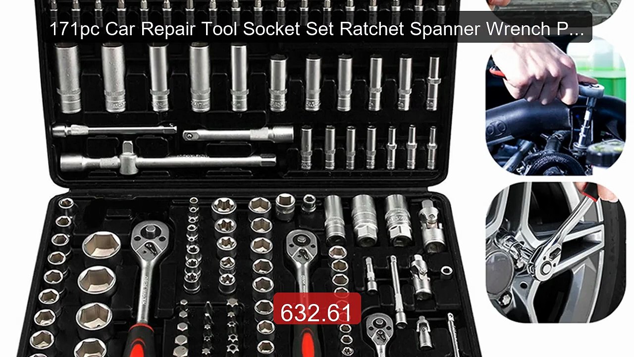 171pc Car Repair Tool Socket Set Ratchet Spanner Wrench Pawl Screwd... -- Top Rated 2026 | Buy Now!