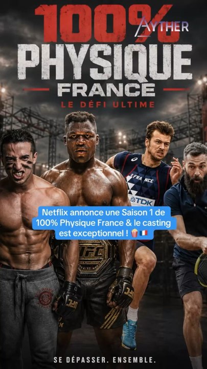 Le casting exceptionnel de 100% Physique France sur Netflix ! #physical100 #netflix #tiboinshape
