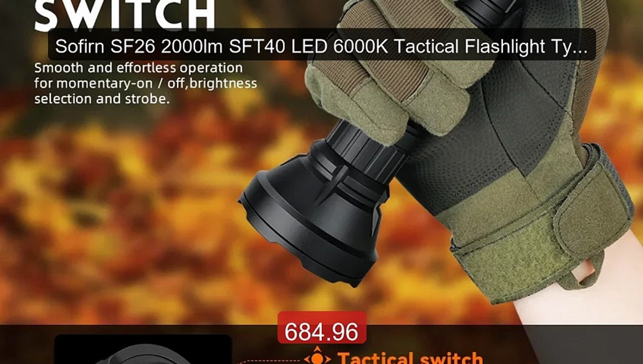 Sofirn SF26 2000lm SFT40 LED 6000K Tactical Flashlight Type-C... -- Amazing Value 2026 | Must Have!