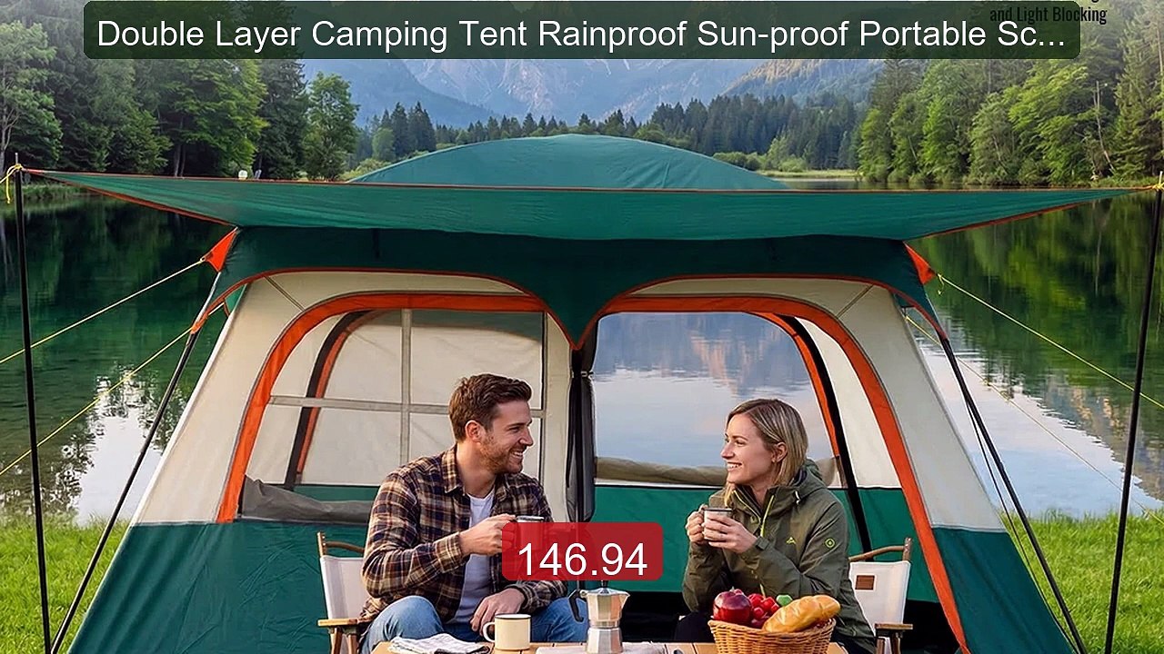 Double Layer Camping Tent Rainproof Sun-proof Portable Screen Hous... -- Best Deal 2026 | Shop Now!