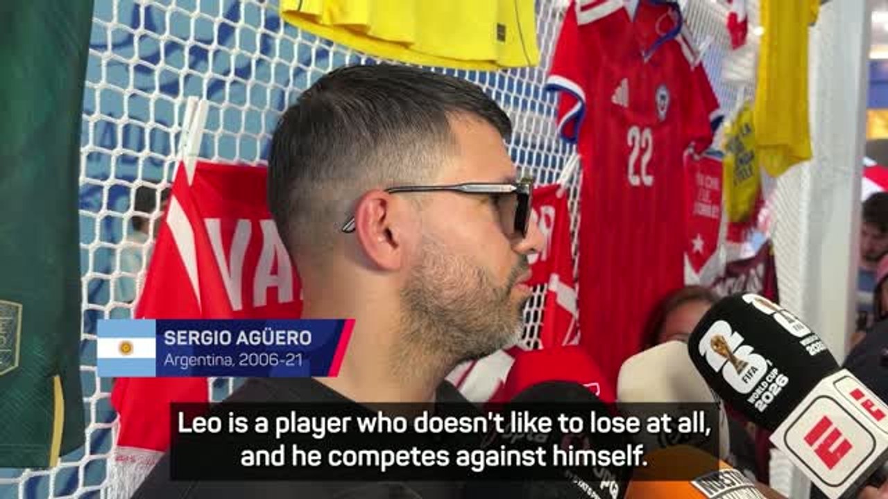Messi competing with himself, not Mbappe - Aguero