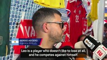 Messi competing with himself, not Mbappe - Aguero