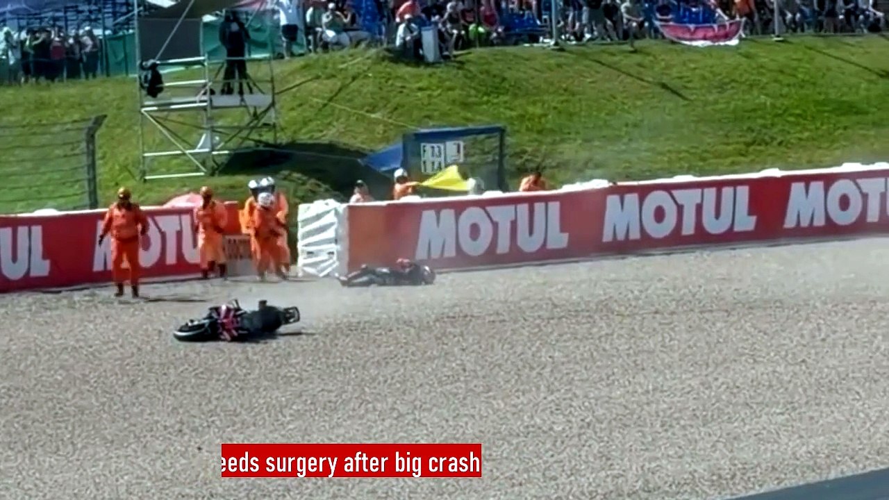 Marco Bezzecchi acrash again at GermanGP 2026 decrared unfit GWS