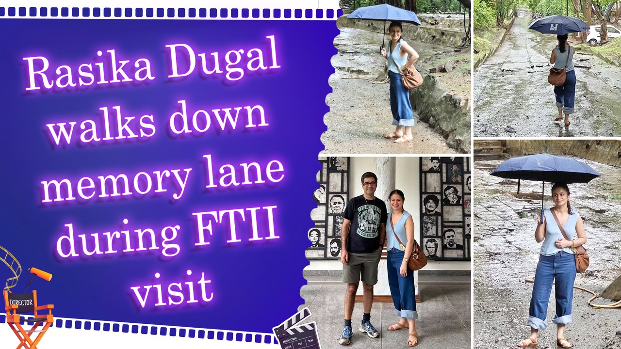 Rasika Dugal gets nostalgic during visit to FTII after 20 years, says 'every corner a memory'