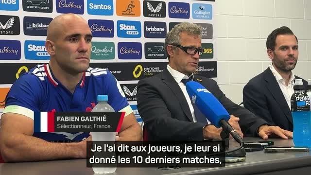 France - Victoire contre l’Australie, un exploit pour Galthié, “beaucoup de bonheur” pour Lucu