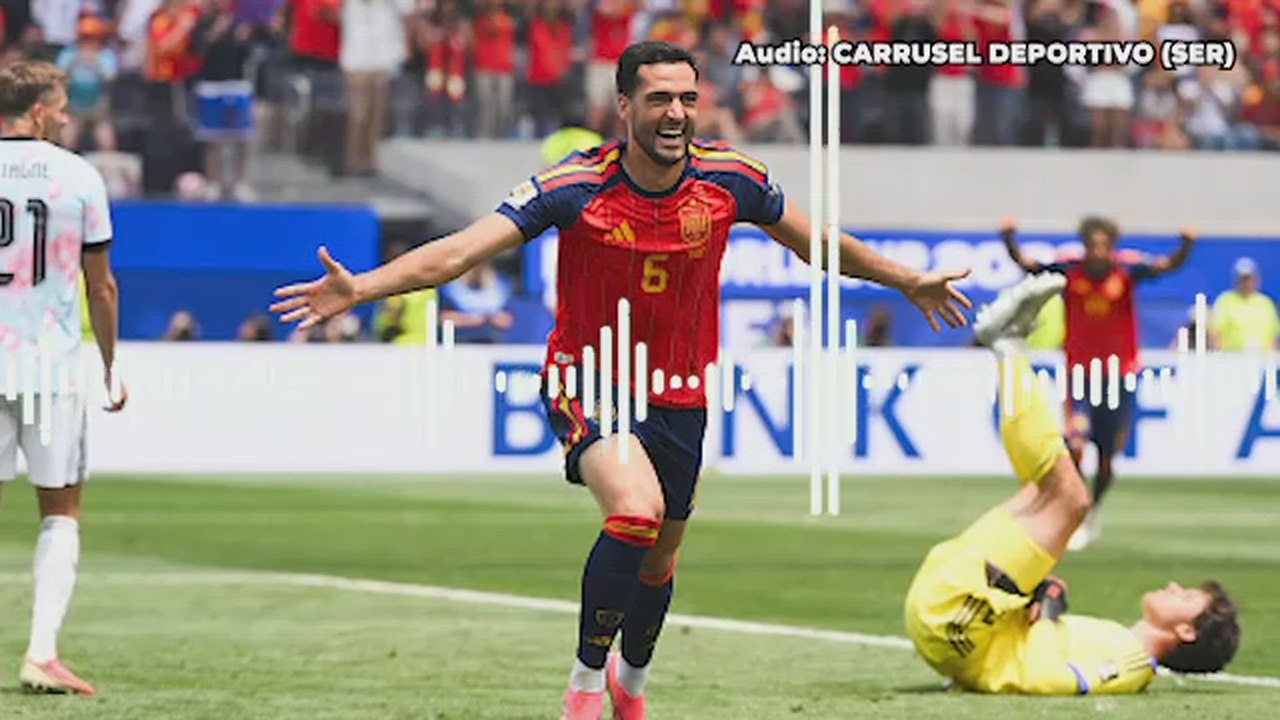 Las narraciones en España del histórico gol de Mikel Merino a Bélgica