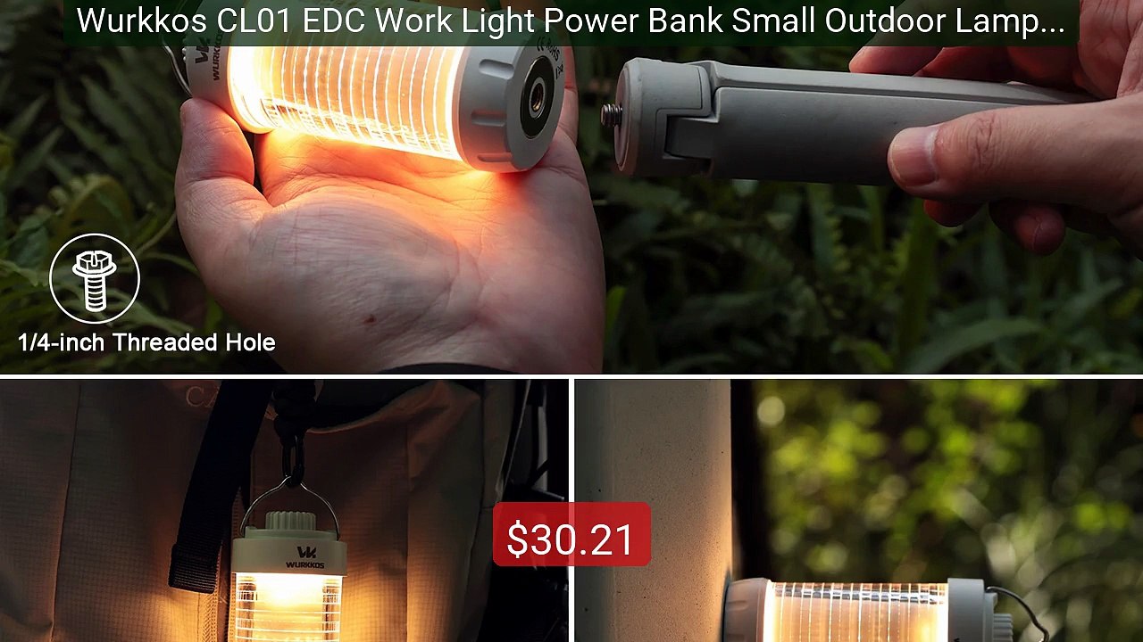 Wurkkos CL01 EDC Work Light Power Bank Small Outdoor Lamp Camp... -- Hot Deal 2026 | Limited Offer!