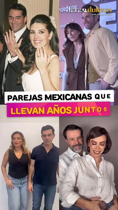 Parejas mexicanas que llevan muchos años juntos