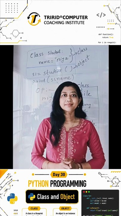 Day 30 Python Programming - Class and Object