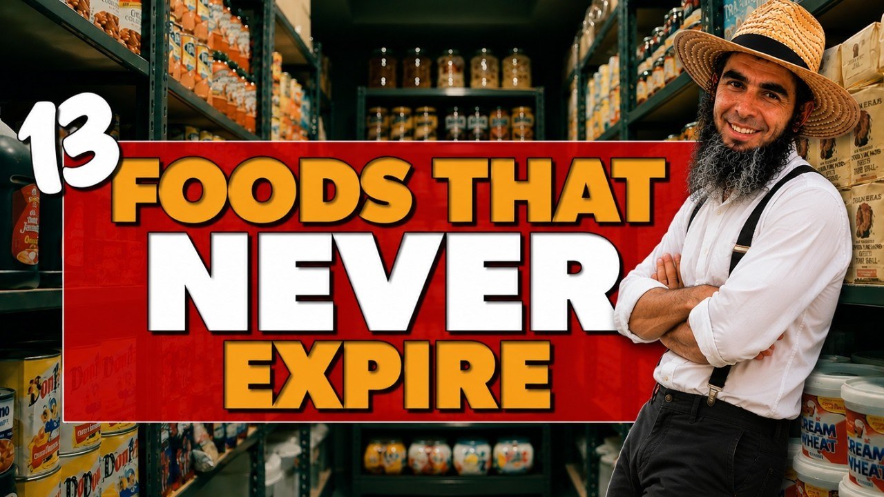 13 Foods to Stockpile That NEVER Expire!