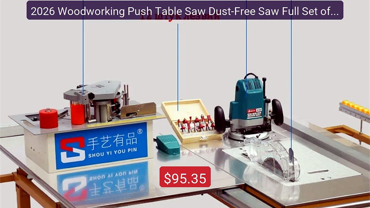 2026 Woodworking Push Table Saw Dust-Free Saw Full Set of P... -- Top Pick 2026 | Unbeatable Price!