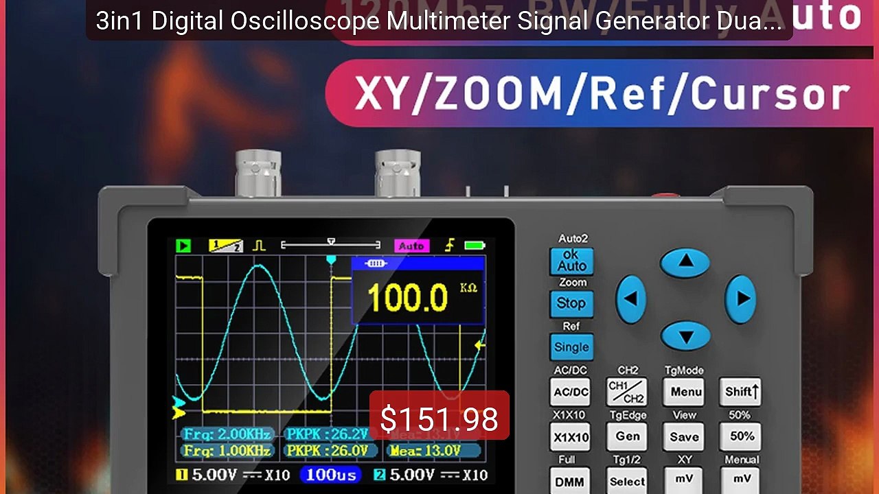 3in1 Digital Oscilloscope Multimeter Signal Generator Dual Cha... -- Best Buy 2026 | Great Quality!