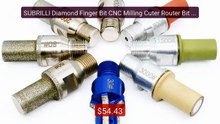 SUBRILLI Diamond Finger Bit CNC Milling Cuter Router Bit Segme... -- Hot Deal 2026 | Limited Offer!