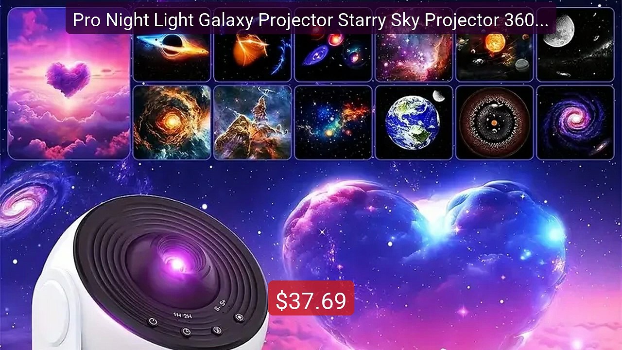 Pro Night Light Galaxy Projector Starry Sky Projector 360° Ro... -- Amazing Value 2026 | Must Have!