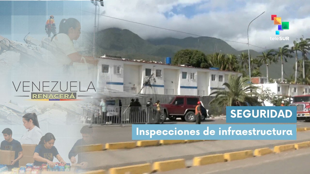 Trabajadores realizan inspecciones de infraestructuras en Venezuela