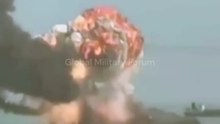 Massive Ship Explosion Near Hormuz