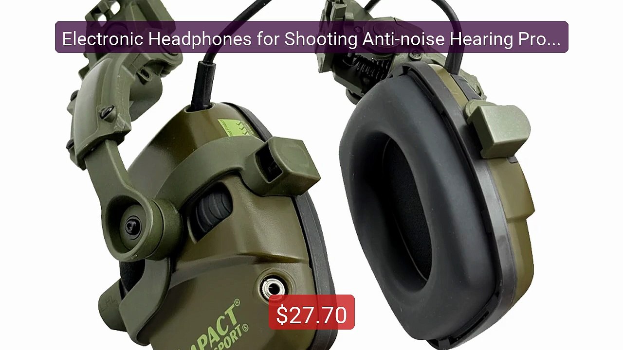 Electronic Headphones for Shooting Anti-noise Hearing Protect... -- Amazing Value 2026 | Must Have!