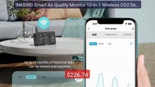 INKBIRD Smart Air Quality Monitor 10-In-1 Wireless CO2 Detecto... -- Best Buy 2026 | Great Quality!