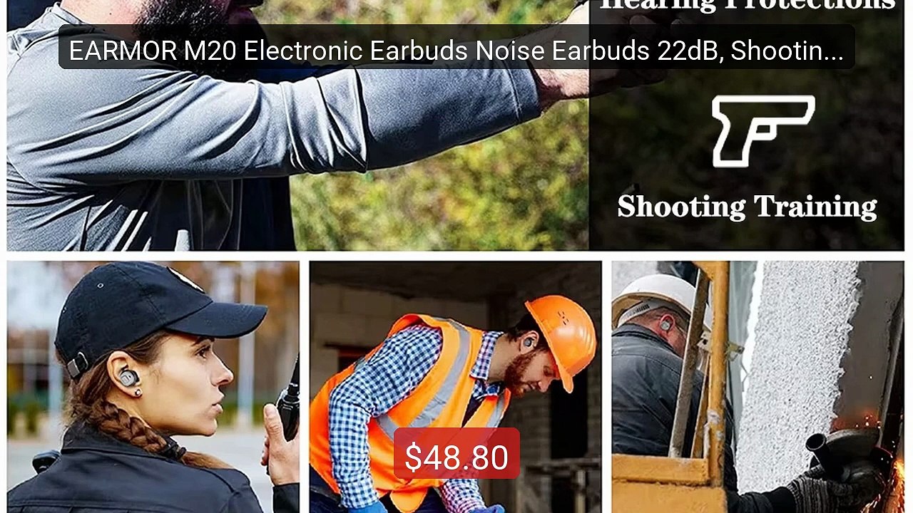 EARMOR M20 Electronic Earbuds Noise Earbuds 22dB, Shooting ... -- Top Pick 2026 | Unbeatable Price!
