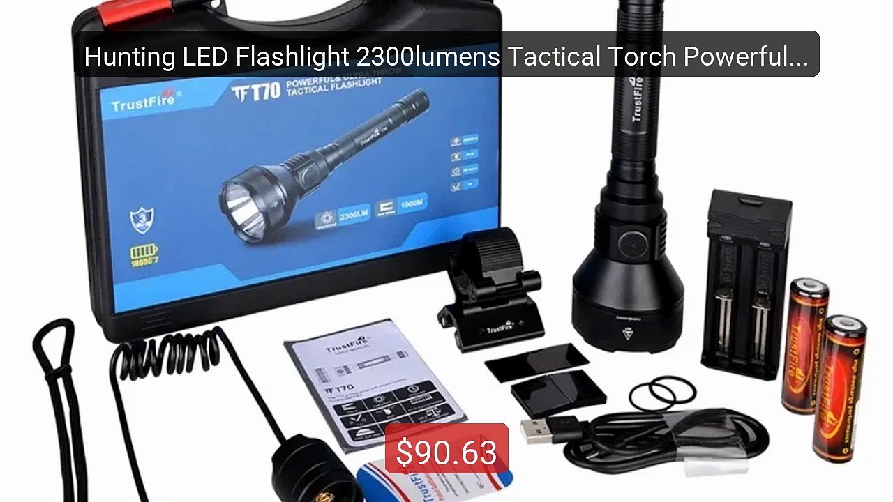 Hunting LED Flashlight 2300lumens Tactical Torch Powerful R... -- Top Pick 2026 | Unbeatable Price!