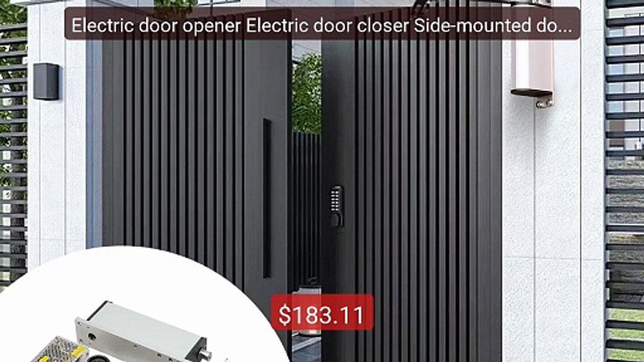 Electric door opener Electric door closer Side-mounted door closer ... -- Top Rated 2026 | Buy Now!