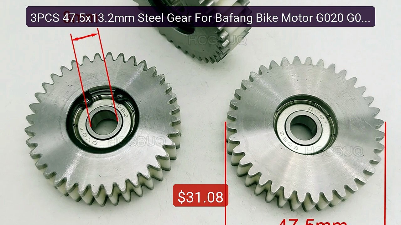 3PCS 47.5x13.2mm Steel Gear For Bafang Bike Motor G020 G060 7... -- Amazing Value 2026 | Must Have!