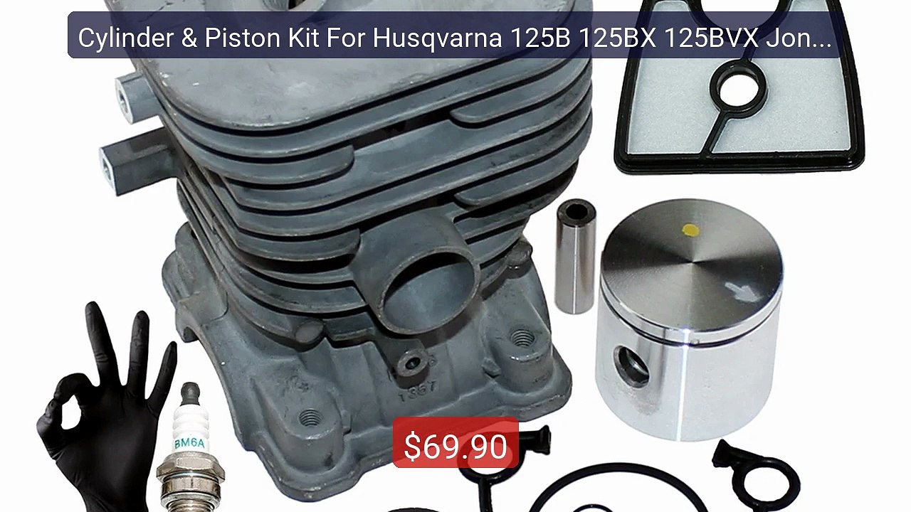 Cylinder & Piston Kit For Husqvarna 125B 125BX 125BVX Jonsered B21... -- Best Deal 2026 | Shop Now!