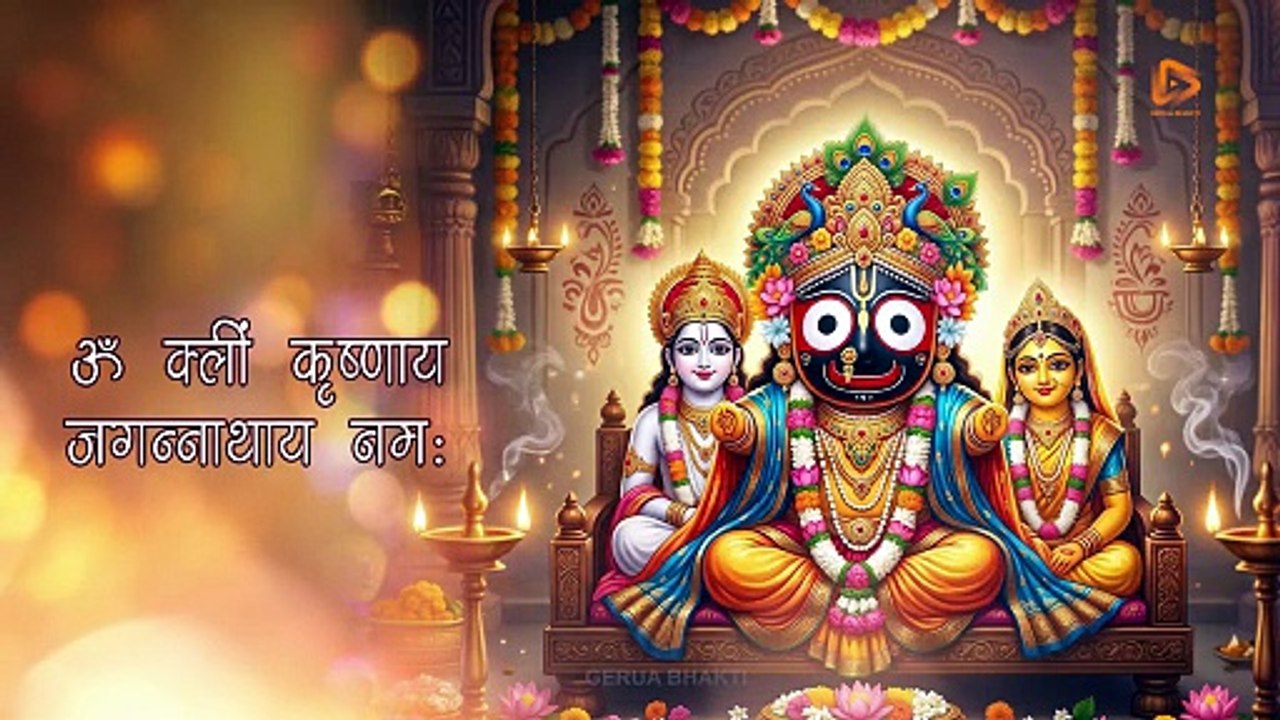 ॐ क्लीं कृष्णाय जगन्नाथाय नमः | Powerful Lord Jagannath Mantra Chant 11 Times Om Kleem Krishnaya Jagannathaya Namah