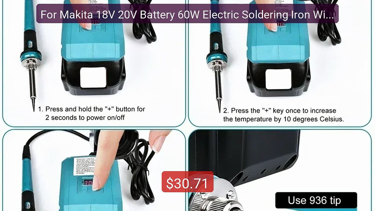 For Makita 18V 20V Battery 60W Electric Soldering Iron Wireles... -- Hot Deal 2026 | Limited Offer!