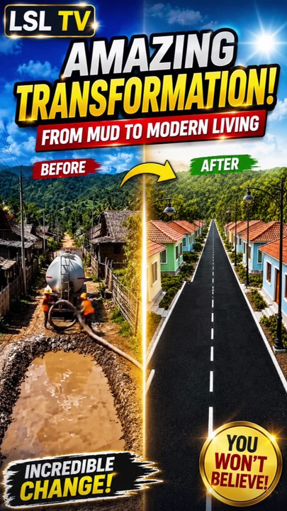 From Mud Road to Modern Village | Incredible Transformation!