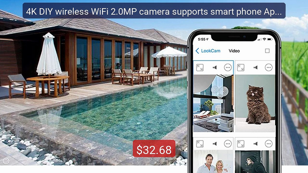 4K DIY wireless WiFi 2.0MP camera supports smart phone App ... -- Top Pick 2026 | Unbeatable Price!