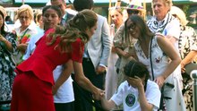 Princess of Wales arrives at Wimbledon