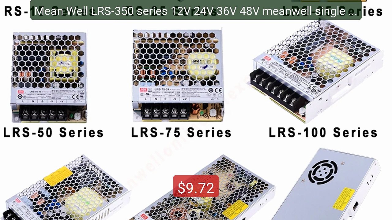 Mean Well LRS-350 series 12V 24V 36V 48V meanwell single output en... -- Best Deal 2026 | Shop Now!
