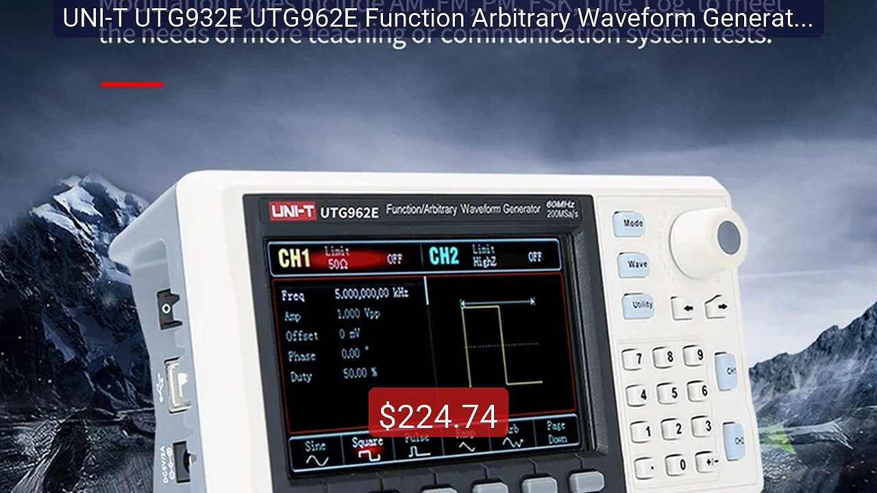 UNI-T UTG932E UTG962E Function Arbitrary Waveform Generator Si... -- Best Buy 2026 | Great Quality!