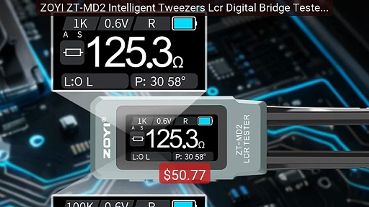 ZOYI ZT-MD2 Intelligent Tweezers Lcr Digital Bridge Tester One... -- Hot Deal 2026 | Limited Offer!