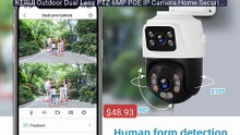 KERUI Outdoor Dual Lens PTZ 6MP POE IP Camera Home Security... -- Top Pick 2026 | Unbeatable Price!