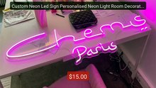 Custom Neon Led Sign Personalised Neon Light Room Decoration D... -- Best Buy 2026 | Great Quality!