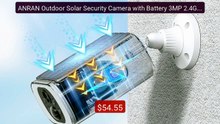 ANRAN Outdoor Solar Security Camera with Battery 3MP 2.4G WIFI... -- Hot Deal 2026 | Limited Offer!