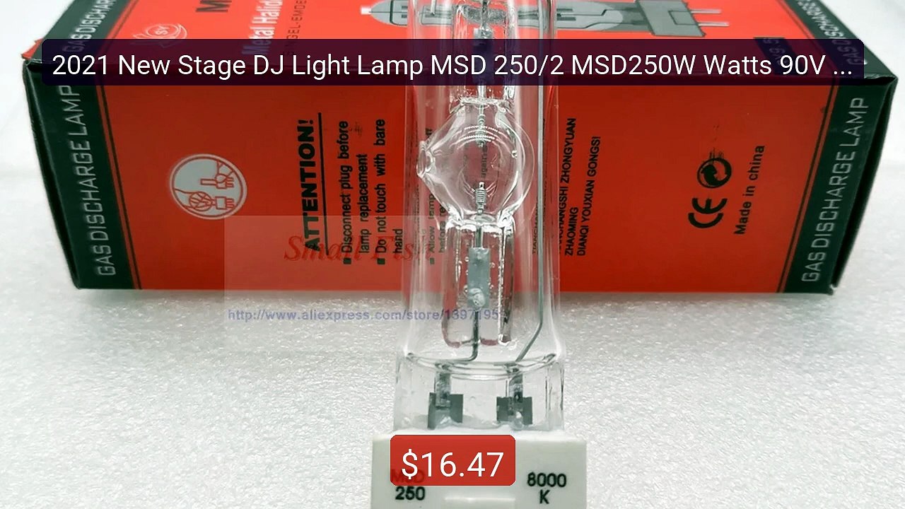2021 New Stage DJ Light Lamp MSD 250/2 MSD250W Watts 90V MSR B... -- Hot Deal 2026 | Limited Offer!