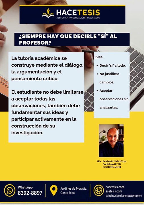 Tutorias tesis y proyectos