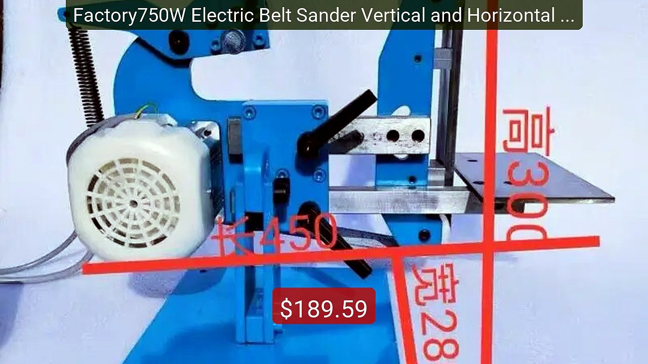 Factory750W Electric Belt Sander Vertical and Horizontal Du... -- Top Pick 2026 | Unbeatable Price!