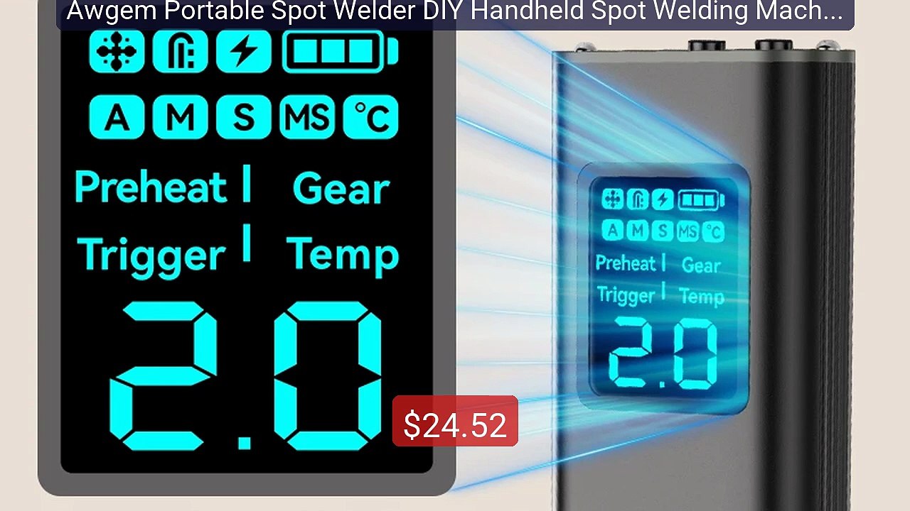 Awgem Portable Spot Welder DIY Handheld Spot Welding Machine ... -- Amazing Value 2026 | Must Have!