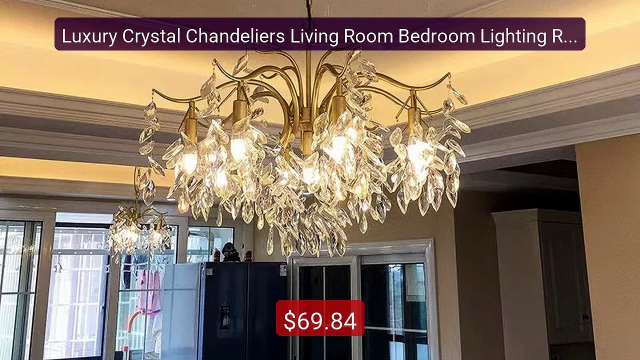 Luxury Crystal Chandeliers Living Room Bedroom Lighting Restaurant... -- Best Deal 2026 | Shop Now!