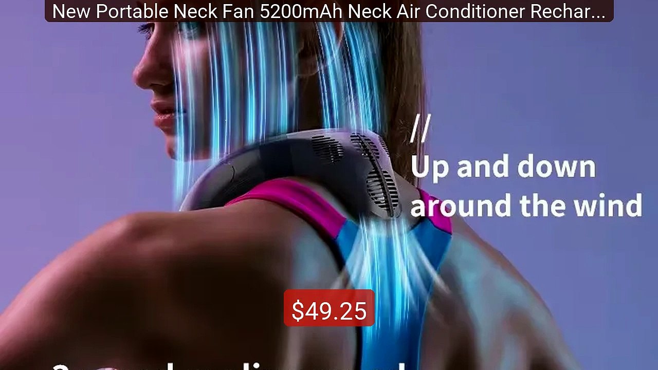 New Portable Neck Fan 5200mAh Neck Air Conditioner Recharge... -- Top Pick 2026 | Unbeatable Price!