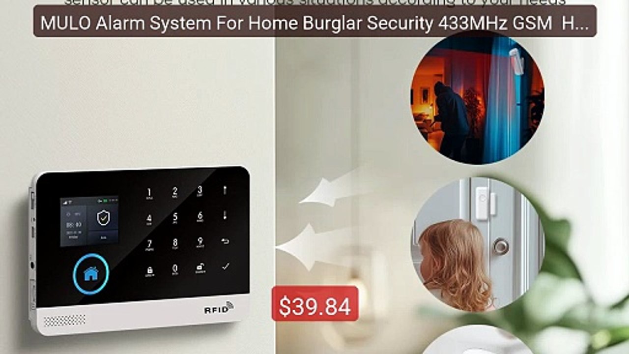 MULO Alarm System For Home Burglar Security 433MHz GSM  Home alarm... -- Best Deal 2026 | Shop Now!
