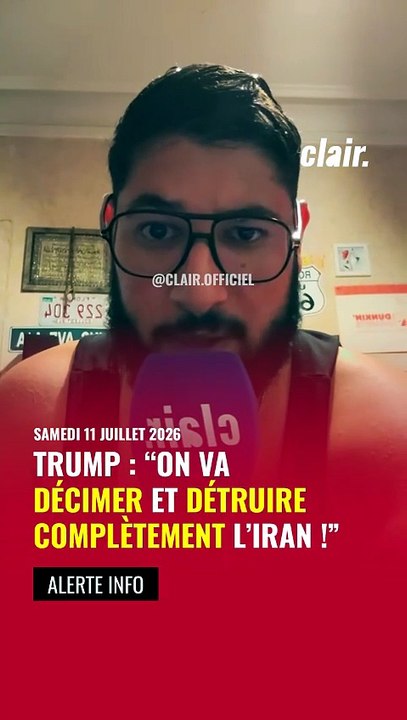 Trump : "On va DÉCIMER et complètement DÉTRUIRE l'IRAN !”  #iran #Trump #usa #israel #liban